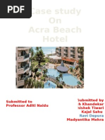 Case Study on Acra Beach