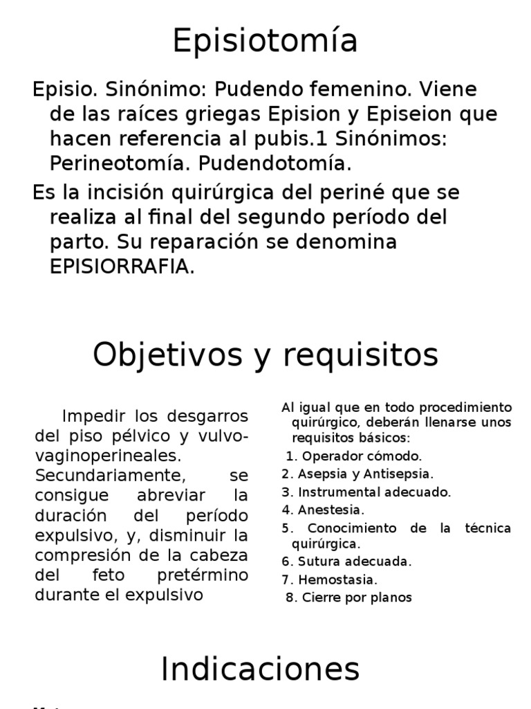 Episiotomía PDF
