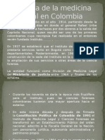 Historia de la Medicina Legal en Colombia.