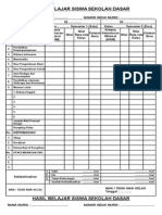 Format Buku Induk SD