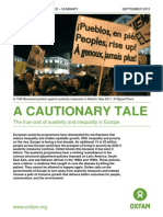Cautionary Tale Austerity Inequality Europe 120913 Summ en