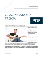 Comunicado de Prensa Jota Santander Septiembre 2015
