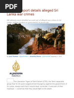 New UN Report Details Alleged Sri Lanka War Crimes - Odt