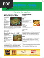 Encarte de Receitas Sem Glutem