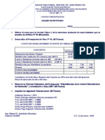 Examen Sustitutorio de Costos 2007-II