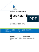 Struktur Baja 1 - Batang Tarik 1