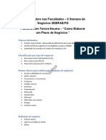 Como Elaborar Um Plano de Negócios