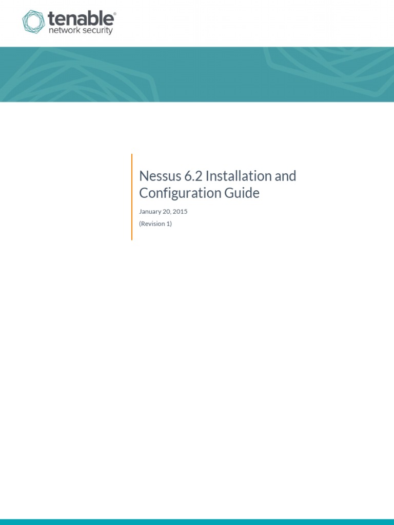 Nessus 6.2 Installation Guide | PDF | Firewall (Computing) | I Pv6