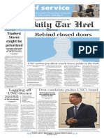 The Daily Tar Heel For Sept. 18, 2015