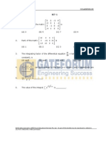 Engineering Mathematics-GATE Sample Questions - Set-1