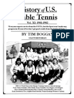 History of U.S. Table Tennis - Vol. XI: 1981-1982