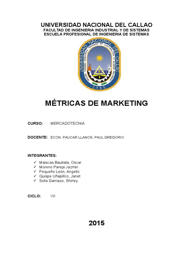 Metricas de Marketing, PDF, Distribución (comercial)