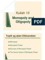 Lecture On Monopoli and Oligopoli