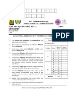 Soalan Geografi Kertas 2280 - 2 Set 1 2014