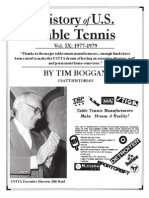 History of U.S. Table Tennis - Vol. IX: 1977-1979