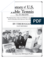 History of U.S. Table Tennis - Vol. IV: 1963-1970