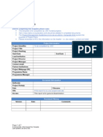 Project Plan Template v3.0 Jan 2012