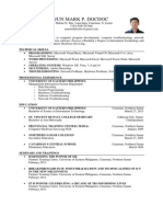 Resume - Jun Mark P Docdoc PDF