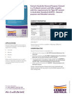 General Purpose Cement and Portland Cement - Product Data Sheet