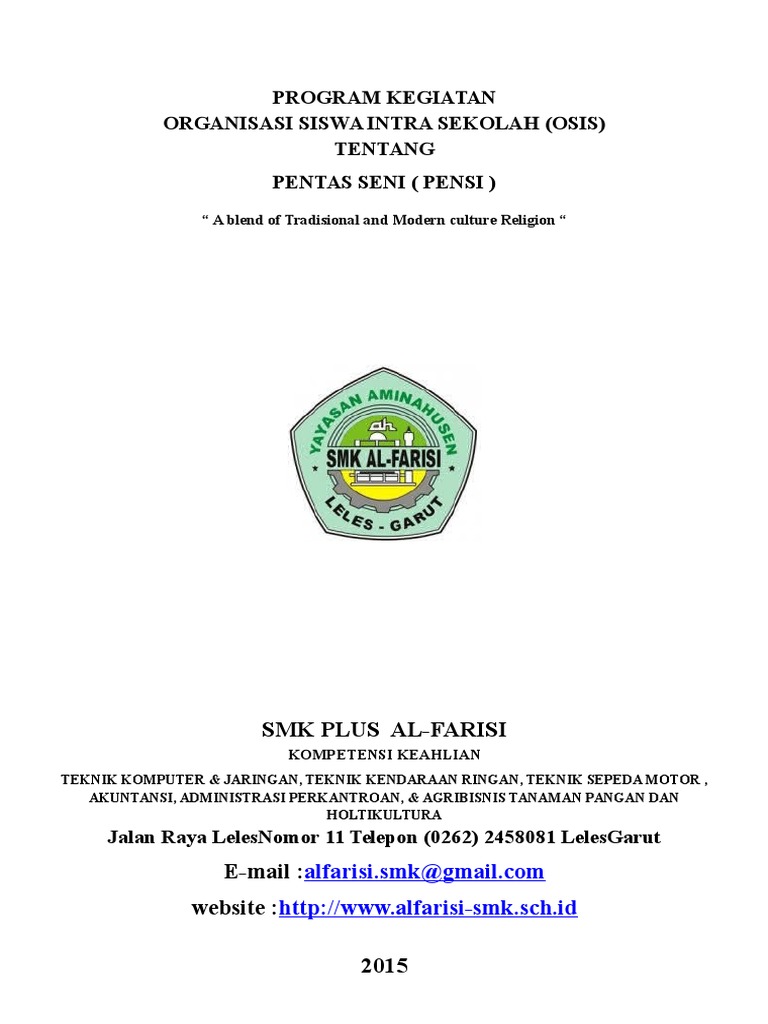 Laporan Kegiatan Pensi