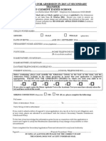 2015 - Secondary Transfer Application Form and Criteria (SIF Form) Docx