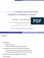 Parameter estimation using third-order cumulants for INAR(p) processes