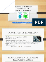 Radicales Libres y Nutrientes Antioxidantes