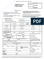 Member's Data Form (MDF)