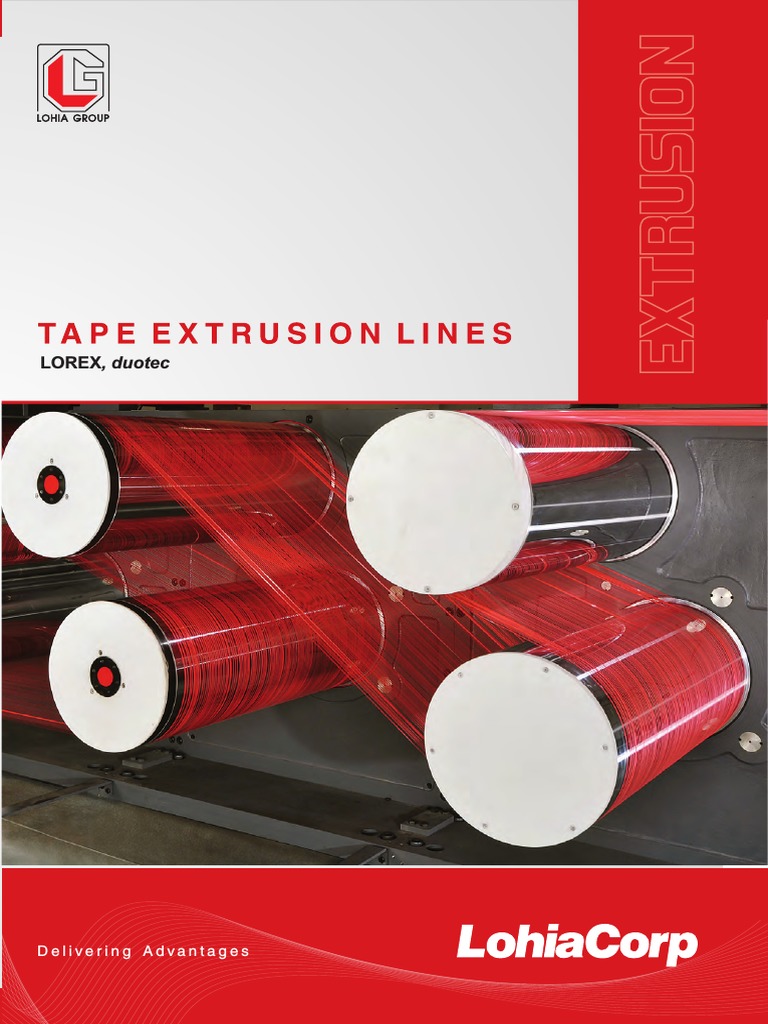 Lohia Tape Extrusion Line Extrusion Innovation