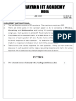 10-01-15 JR - Iit-Z (Iz) Co-Spark Jee-Main (2011) Q'paper