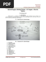 Hybrid Engine (Stirling Engine + IC Engine + Electric Motor)