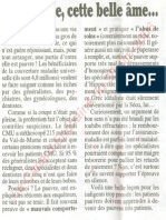 Le Canard Enchainé eyu- De Plus en Plus de Médecins Rechignent à Accepter Les Patients Ayant La CMU, En Clair Les Plus Pauvres