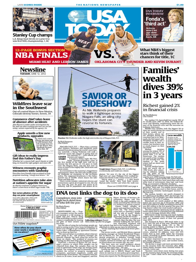 Usa Today 12 06 2012 | PDF | Jerry Sandusky | Bashar Al Assad