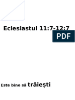 Eclesiastul 13 Idei Principale