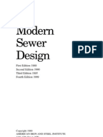 Modern Sewer Design 4th Ed. 1999