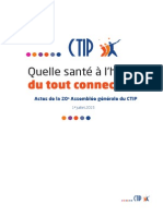 Quelle santé à l'heure du tout connecté ? CTIP 2015