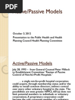 Active Passive Models