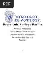MII-U3-Actividad 1. Tipos de Investigación