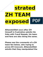 Frustrated ZH Team Fans Exposed Manipulating