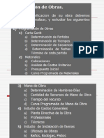 Planificacion de Obras