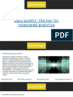 Data Quality The Key For Integrated Analytics