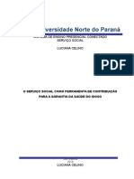 O Serviço Social Como Ferramenta de Contribuição para A Garantia Da Saúde Do Idoso