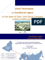 Chemical Technopark of Sverdlovsk region: on the base of Open Joint Stock Company «Uralсhimplast»