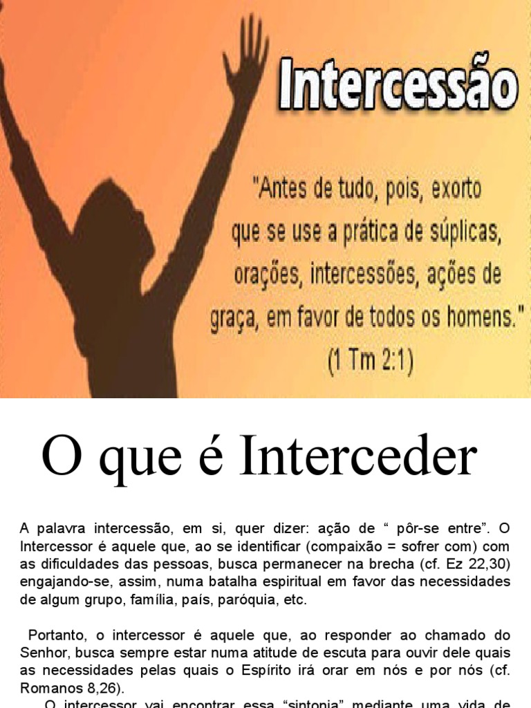 Intercessao Formaçao | PDF | Oração | Maria, mãe de Jesus