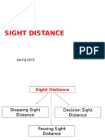 Topic 6 - Sight Distance