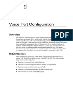 Voice Port Configuration: Module Objectives