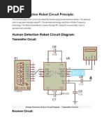 Human Detection Robot Circuit Principle