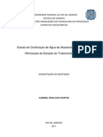 Clarificacao de Agua de Abastecimento Publico