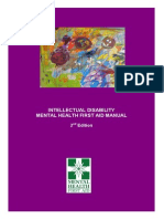 Intellectual Disability: First Aid Mental Health Manual Sept 2012 Small