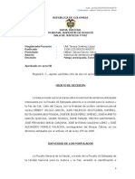Sentencia Complementaria Contra HH (Hevert Veloza) Bloque Calima AUC Colombia